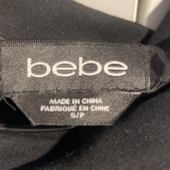 Off the shoulder fit and flare mini-Bebe dress- small - Picture 2 of 3